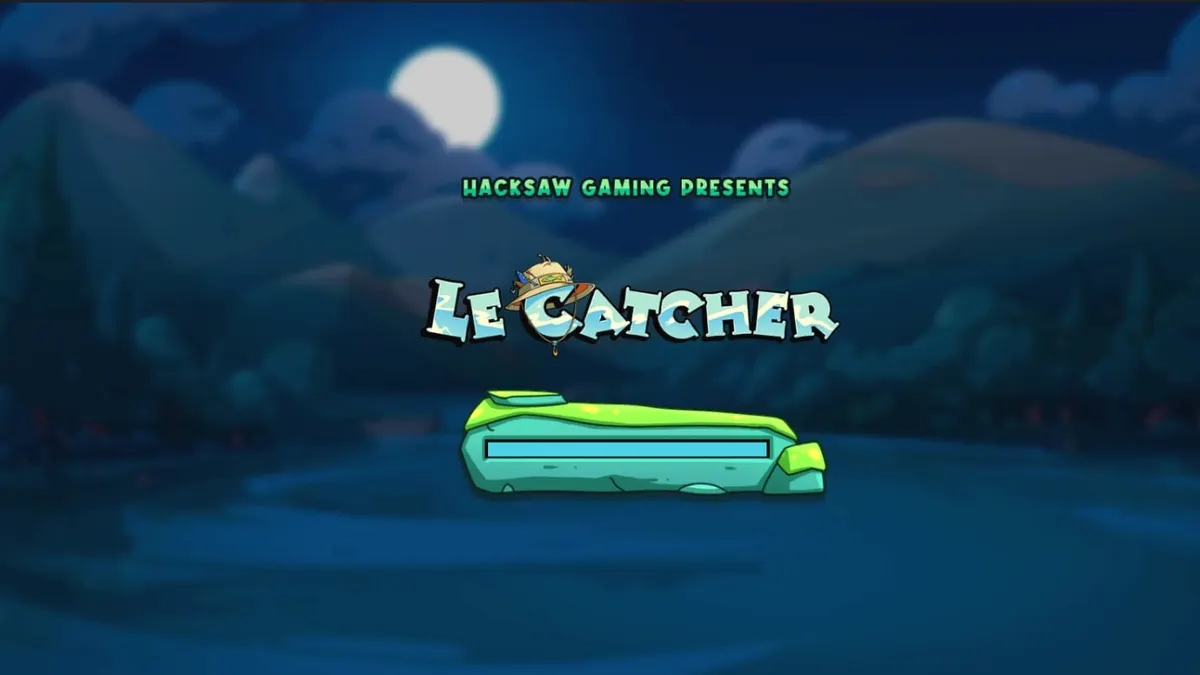 Rakun pemancing di slot Le Catcher